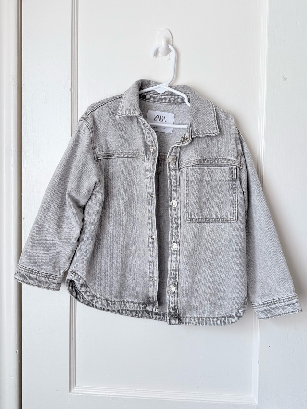 Zara gray denim jacket